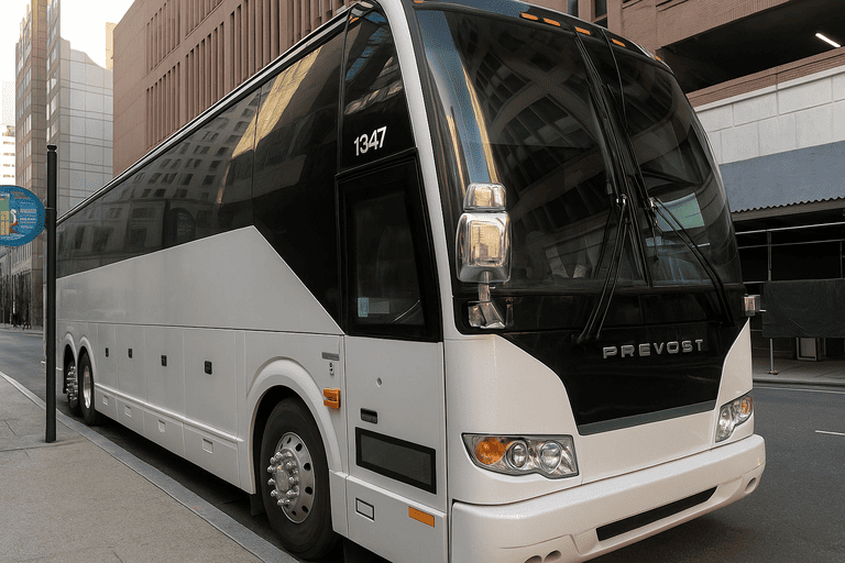 a El Paso Coach Bus Service coach bus