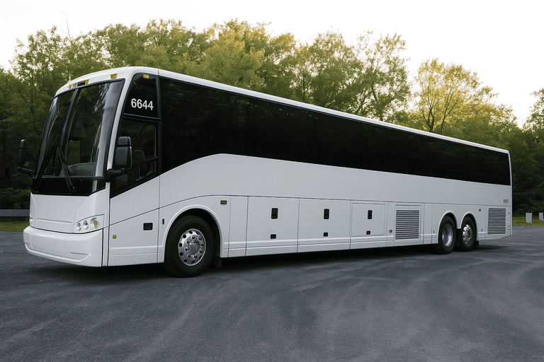 exterior of El Paso Coach Bus Service coach bus
