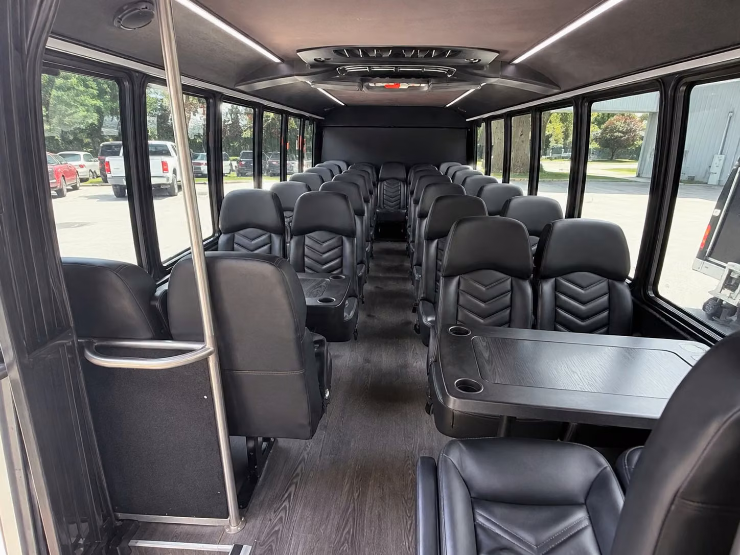 15 passenger minibus inside