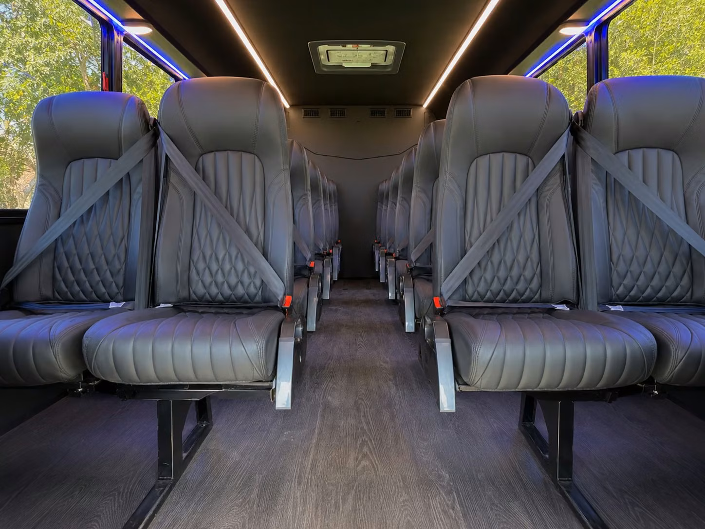 20 passenger minibus inside