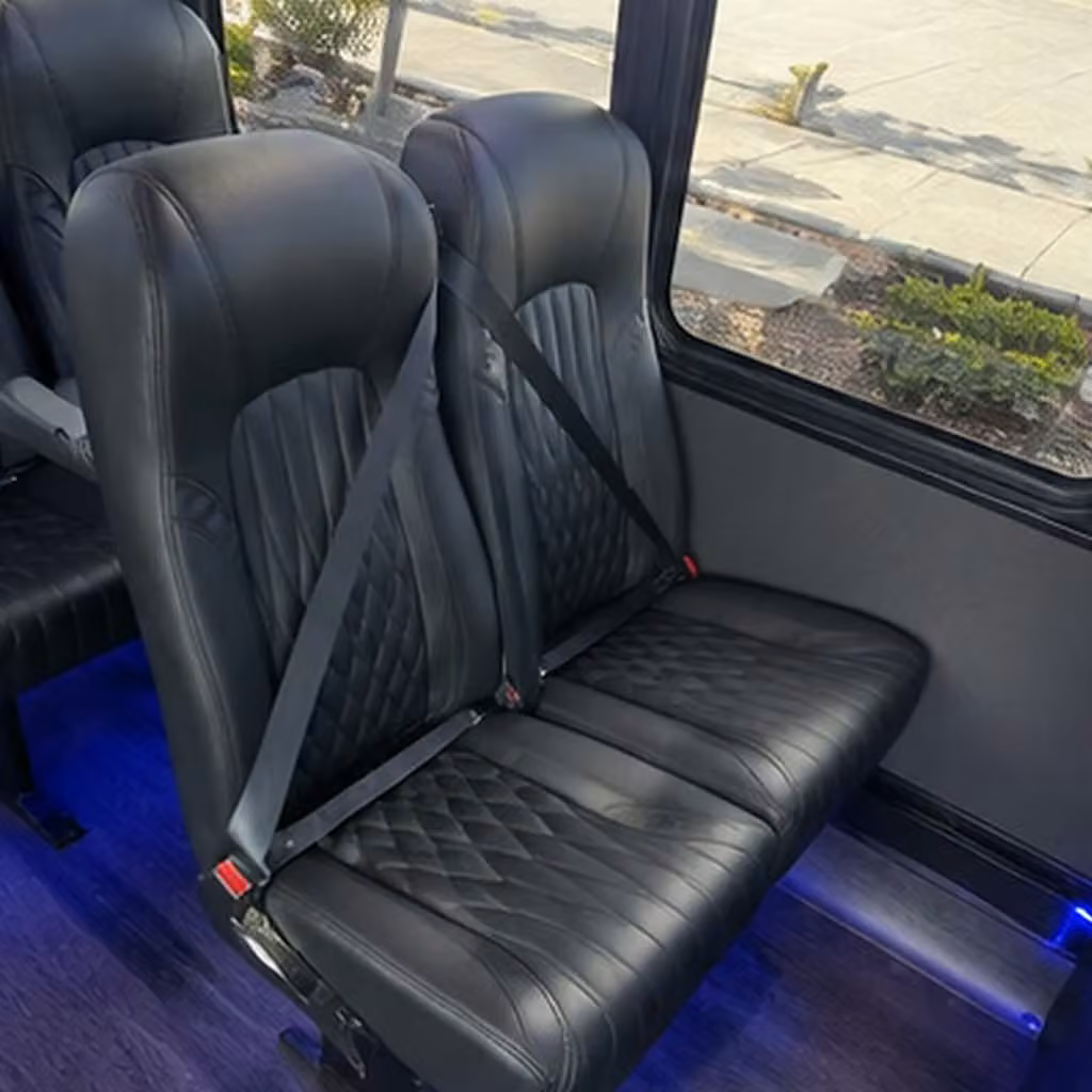 25 passenger minibus inside