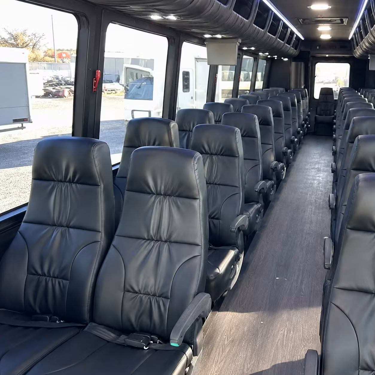 35 passenger minibus interior