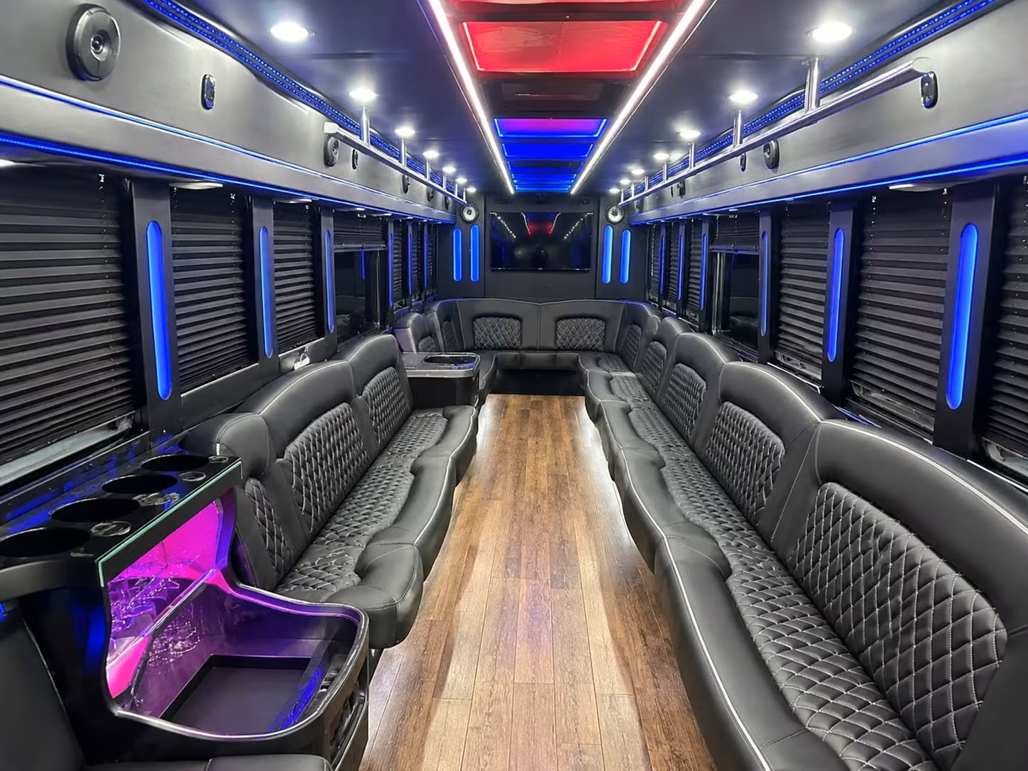 party buses and charter buses for revel entertainment center shows