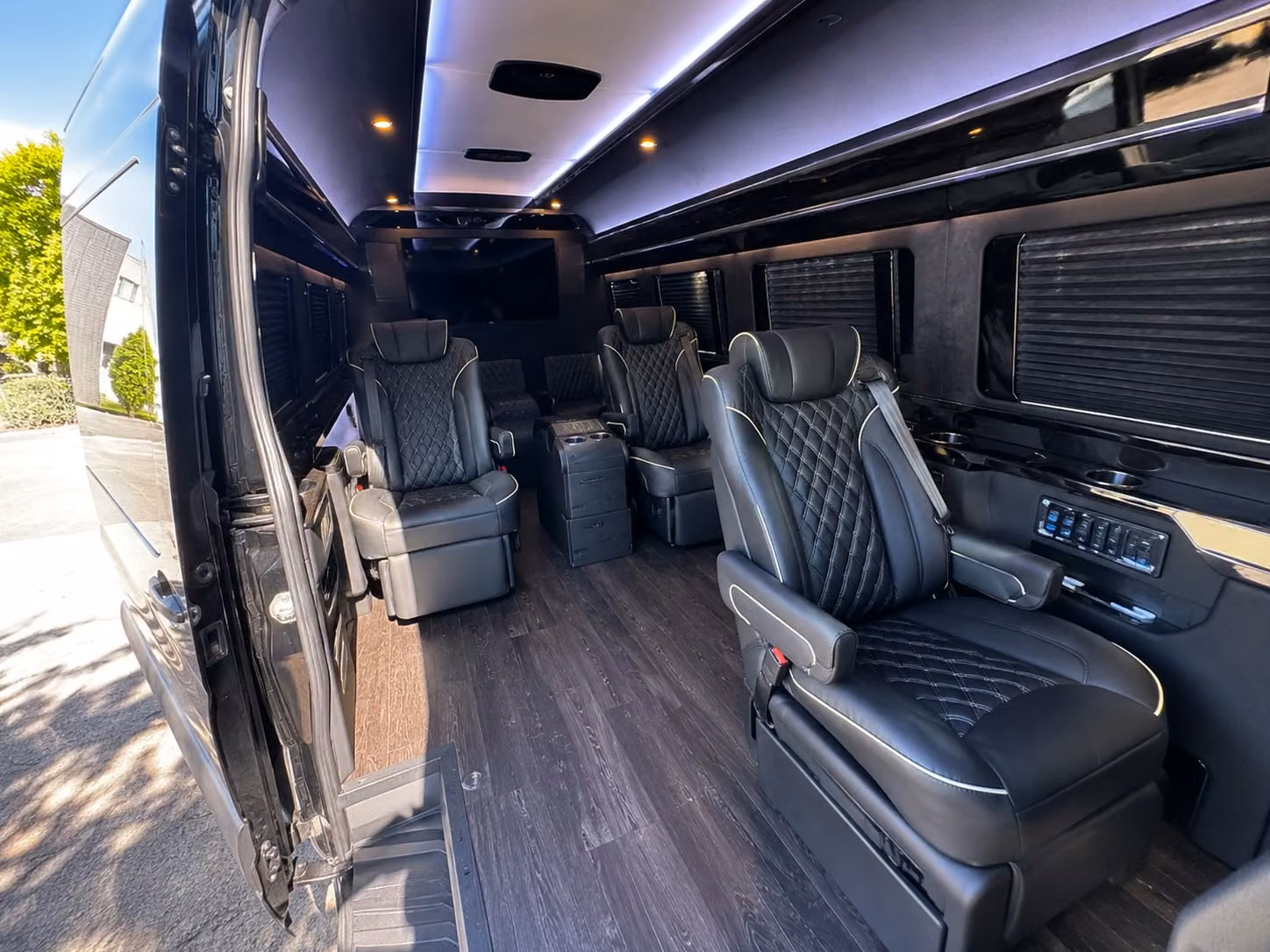 sprinter van with driver interior